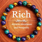 💎✨ Pulseira de contas de pedra natural – Energia positiva, proteção espiritual e um estilo boémio único 🧘‍♀️🌿