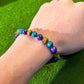 💎✨ Pulseira de contas de pedra natural – Energia positiva, proteção espiritual e um estilo boémio único 🧘‍♀️🌿