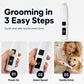 💞Mais de 50 mil unidades vendidas!🐶💨 50% DE DESCONTO! Lixa elétrica para unhas de animais de estimação – Silenciosa, com lixagem suave em 3 etapas. Indicador LED de carga e recarregável por USB-C – cuidados sem stress para cães e gatos! 🛡️✨