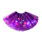 🏆 Last Day 50%OFF!🎁LED Light Up Sequin Tutu Skirt Star Mesh Princess Skirt for Girls and Adults