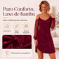 Vestido elegante feminino ombro a ombro com mangas de tule