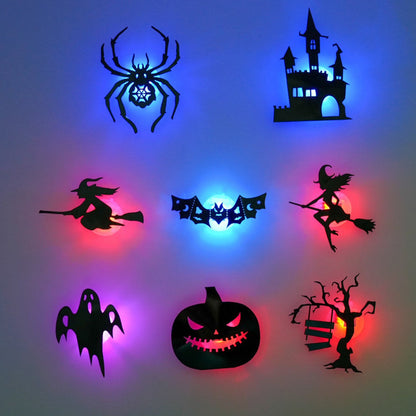 🎃👻Autocolantes de parede que brilham no escuro para o Halloween