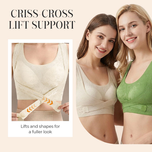 👙💪✨Sutiã Criss-Cross Lift & Sculpt Comfort