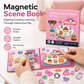 🧩✨ 50% DE DESCONTO! 🧒 Livro magnético educativo com cenas em forma de puzzle – Dobrável, interativo e perfeito para aprender brincando! 🌟🧠