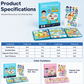 🧩✨ 50% DE DESCONTO! 🧒 Livro magnético educativo com cenas em forma de puzzle – Dobrável, interativo e perfeito para aprender brincando! 🌟🧠