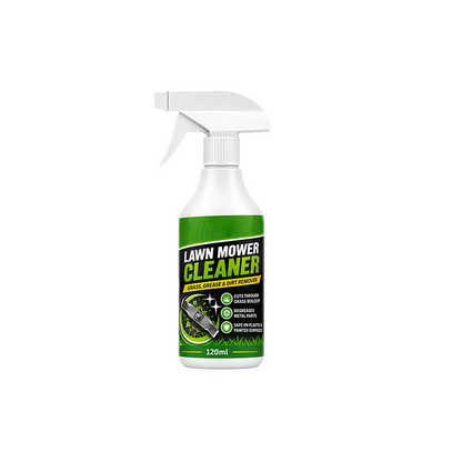 Spray de limpeza de ação rápida para cortadores de relva