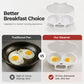 🍳 50% DE DESCONTO! Cozedor de ovos para micro-ondas com tampa e pega – Rápido, seguro e ocupa pouco espaço – Perfeito para um pequeno-almoço rápido, ovos moles e cozidos em poucos minutos ✨