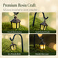 🌙🏮 Luminárias para jardim – Lanterna retro com luz quente, crie um caminho encantador e canteiros cintilantes, o brilho de outrora que embeleza os seus espaços exteriores assim que o sol se põe 🌿🌌