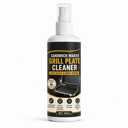 Spray de limpeza para placas de grelhador de sanduíches
