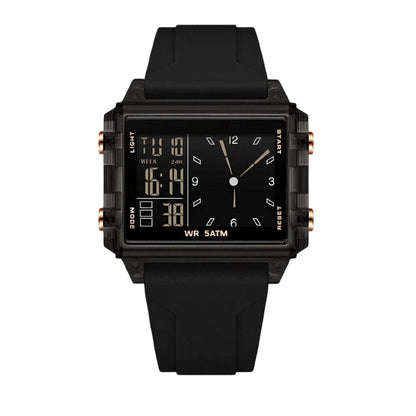 ⌚ DESCONTO DE 50% POR TEMPO LIMITADO! 💥 Relógio digital transparente resistente à água – 50 m, luminoso, ecrã híbrido ✨