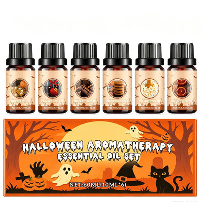 📢 📢 Desconto de 50 % no último dia🔥Conjunto de óleos essenciais com aromas de Halloween