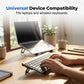 Suporte mini dobrável para computador portátil, para secretária