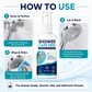 🚿 Spray de ação rápida para remover calcário de chuveiros e torneiras