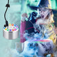 ⚡🎃🔥Máquina de fumo por ultrassons com 12 LEDs
