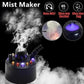 ⚡🎃🔥Máquina de fumo por ultrassons com 12 LEDs