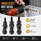 🔩50% DE DESCONTO | Kit de ferramentas para porcas de rebite M3–M12 – Aço de alta resistência, crie inserções roscadas em metal fino sem soldadura!