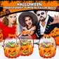 🎃Sacos de lembranças transparentes em forma de abóbora para o Halloween
