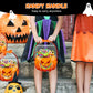 🎃Sacos de lembranças transparentes em forma de abóbora para o Halloween