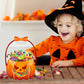 🎃Sacos de lembranças transparentes em forma de abóbora para o Halloween