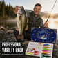 🎁💕 Mais populares 🎉🛒Conjunto de caixas surpresa do Calendário do Advento de Iscas de Pesca de Natal com Iscas Tipo Popper e Colheres Minnow