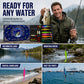 🎁💕 Mais populares 🎉🛒Conjunto de caixas surpresa do Calendário do Advento de Iscas de Pesca de Natal com Iscas Tipo Popper e Colheres Minnow