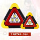 🚗Grande promoção especial – 50% de desconto🆘Luz de emergência solar triangular 3 em 1 para a berma da estrada✨