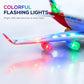 ✈️ DESCONTO DE 50% POR TEMPO LIMITADO! 💡 Modelo de avião elétrico com som e luzes LED – Interativo, apelativo, resistente ✨