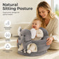 🐻 50% DE DESCONTO! 🛋️ Sofá infantil Cartoon anti-rolamento – Encosto estável, pelúcia macia e base antiderrapante – Assento seguro para brincar e descansar ✨