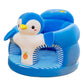 🐻 50% DE DESCONTO! 🛋️ Sofá infantil Cartoon anti-rolamento – Encosto estável, pelúcia macia e base antiderrapante – Assento seguro para brincar e descansar ✨