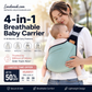 🎉 Promoção 2026 — Mais de 30 000 unidades vendidas! 👶 Porta-bebés respirável 4 em 1 – 0 a 36 meses, à frente/nas costas/virado para dentro/para fora – Conforto sem usar as mãos para os pais e o bebé! ✨