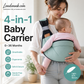 🎉 Promoção 2026 — Mais de 30 000 unidades vendidas! 👶 Porta-bebés respirável 4 em 1 – 0 a 36 meses, à frente/nas costas/virado para dentro/para fora – Conforto sem usar as mãos para os pais e o bebé! ✨
