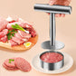 🔥50% DE DESCONTO!🥩Molde redondo para hambúrgueres Steak Press | Molde para hambúrgueres em aço inoxidável 304 de qualidade alimentar