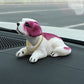 🐶 50% DE DESCONTO!🚗 Cria um ambiente adorável no carro – Cãozinho Bobblehead, design giro, estável