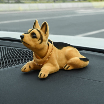 🐶 50% DE DESCONTO!🚗 Cria um ambiente adorável no carro – Cãozinho Bobblehead, design giro, estável
