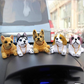 🐶 50% DE DESCONTO!🚗 Cria um ambiente adorável no carro – Cãozinho Bobblehead, design giro, estável
