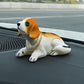 🐶 50% DE DESCONTO!🚗 Cria um ambiente adorável no carro – Cãozinho Bobblehead, design giro, estável