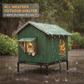 🏠 DESCONTO DE 50% POR TEMPO LIMITADO! 🐈 Casinha elevada para gatos para exterior, adequada para todas as condições meteorológicas – Impermeável, isolada, dobrável 🌧️