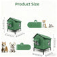 🏠 DESCONTO DE 50% POR TEMPO LIMITADO! 🐈 Casinha elevada para gatos para exterior, adequada para todas as condições meteorológicas – Impermeável, isolada, dobrável 🌧️