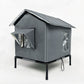 🏠 DESCONTO DE 50% POR TEMPO LIMITADO! 🐈 Casinha elevada para gatos para exterior, adequada para todas as condições meteorológicas – Impermeável, isolada, dobrável 🌧️