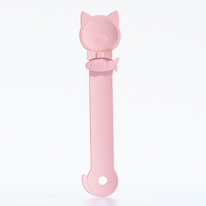 🥳PROMOÇÃO QUENTE🥳💞Mais de 50 mil unidades vendidas! Colher para alimentar gatos! Sem BPA, aperta-se com uma só mão e tem uma colher larga. Alimentação higiénica – não percas a tua! ✅