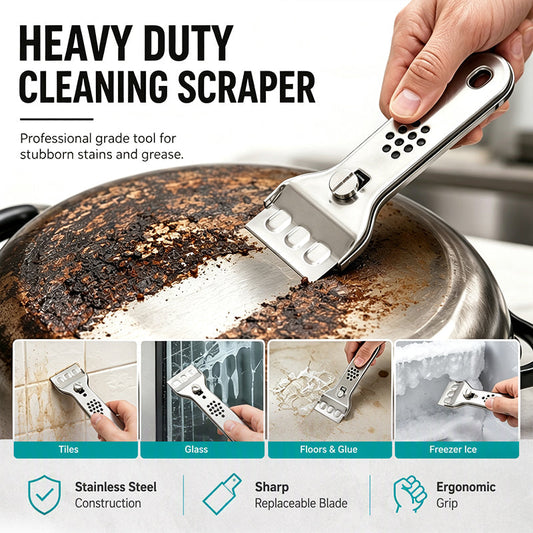 🥳PROMOÇÃO IMPERDÍVEL DE 2026🥳✨Raspador para placa de cozinha em aço inoxidável