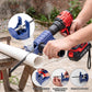 🔧 50 % DE DESCONTO AGORA! ⚡ Adaptador para transformar uma broca elétrica portátil numa serra de vaivém –  pega ergonómica e 3 lâminas intercambiáveis – ideal para projetos de bricolage e reparações domésticas 🛠️