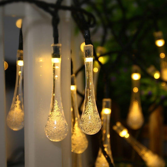 📢 📢 Desconto de 50 % no último dia💡Luzes solares «Water Drop»