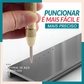 🔘 50% DE DESCONTO! ⚡ Punção Central Automático - Marcação de Precisão para Metal/Madeira, com Mola e Força Ajustável 🛠️📏