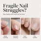 Esmalte de unhas com alho para fortalecer unhas quebradiças e danificadas 15 ml