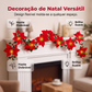 🎅 CRIE UMA ATMOSFERA DE CONTOS DE NATAL! Cordão de luzes com flores de poinsétia – ideal para sala, varanda ou quarto. 🎉