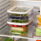 🥗 50% DE DESCONTO! 🧊 Recipiente para conservar alimentos com tampa – transparente, para o frigorífico e o congelador ✨