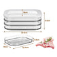 🥗 50% DE DESCONTO! 🧊 Recipiente para conservar alimentos com tampa – transparente, para o frigorífico e o congelador ✨