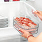 🥗 50% DE DESCONTO! 🧊 Recipiente para conservar alimentos com tampa – transparente, para o frigorífico e o congelador ✨