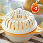 Máquina caseira para fazer batatas fritas no micro-ondas com conjunto de taças cortadoras